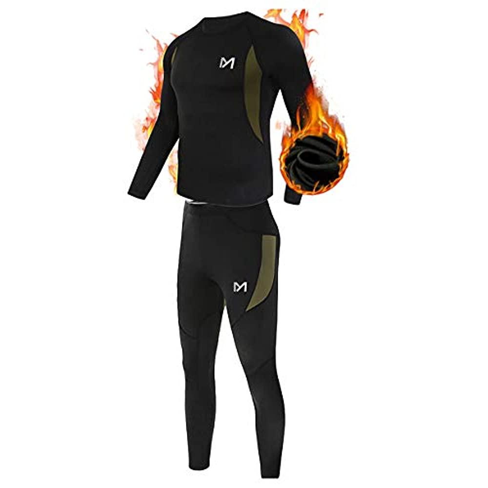 Thermal Underwear for Men, Winter Gear Long Johns Base Layer Top