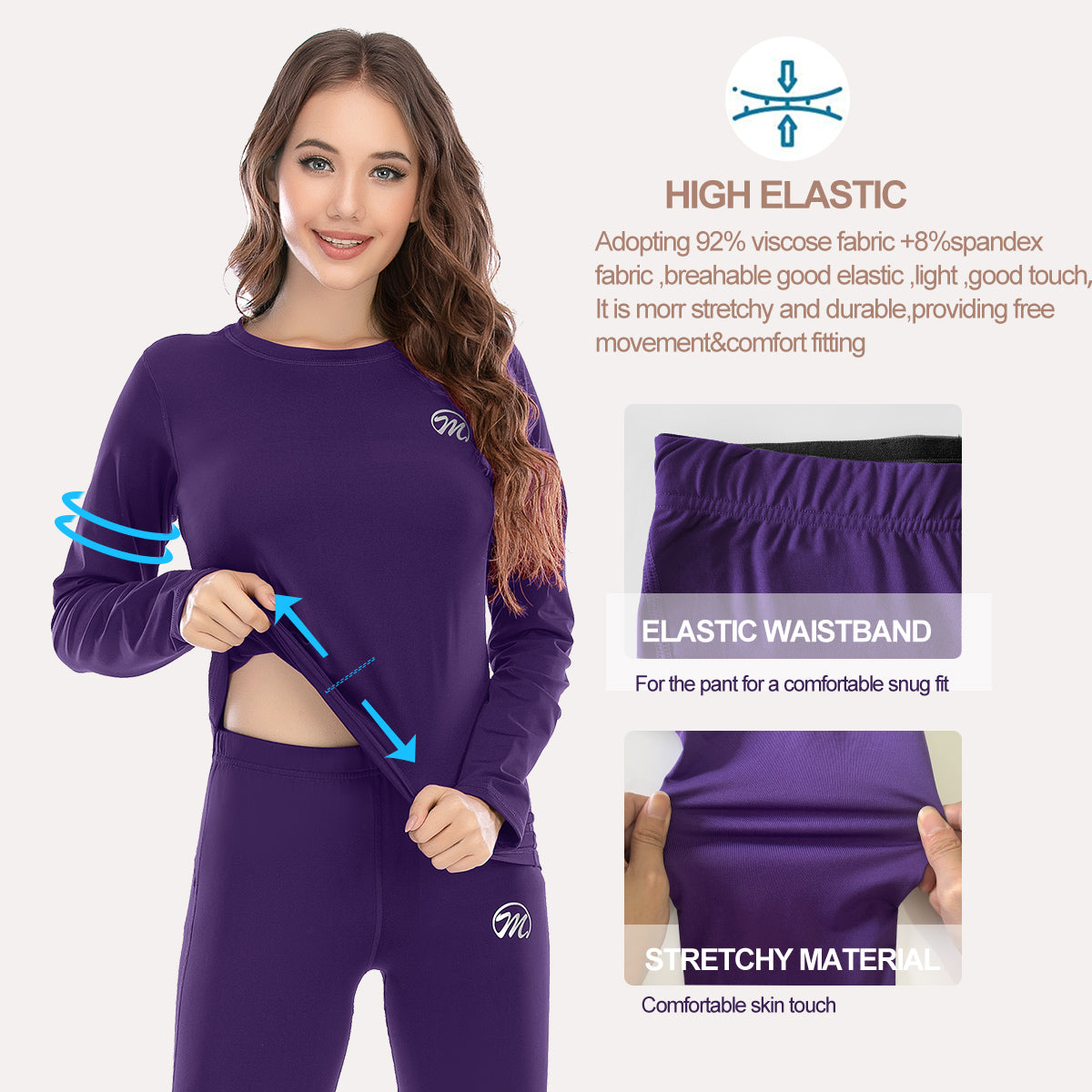 Purple hot sale long johns