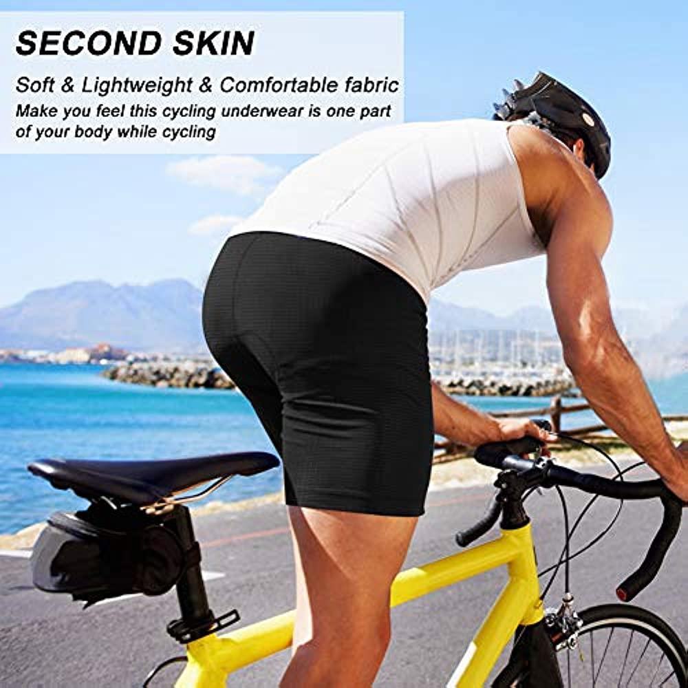 Breathable Cycling Shorts Sponge Padded Shorts Bicycle Underwear Riding  Sports