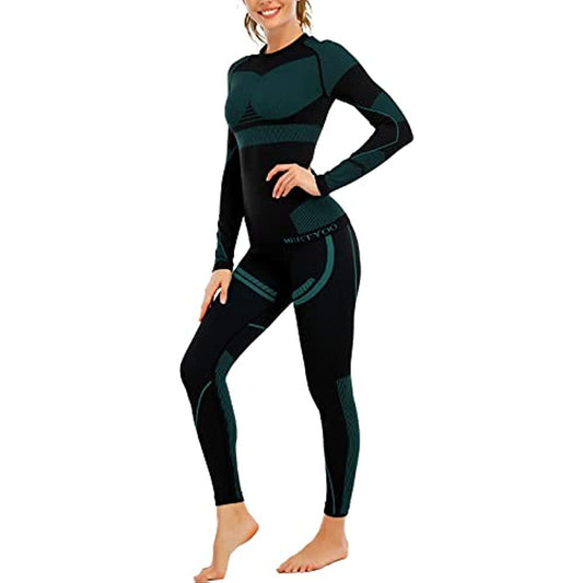 Buy Jairy Shop Thermal Wear for Women, Keeps Body Warm, Stretchable Thermal  Combo Set x2 S Black at