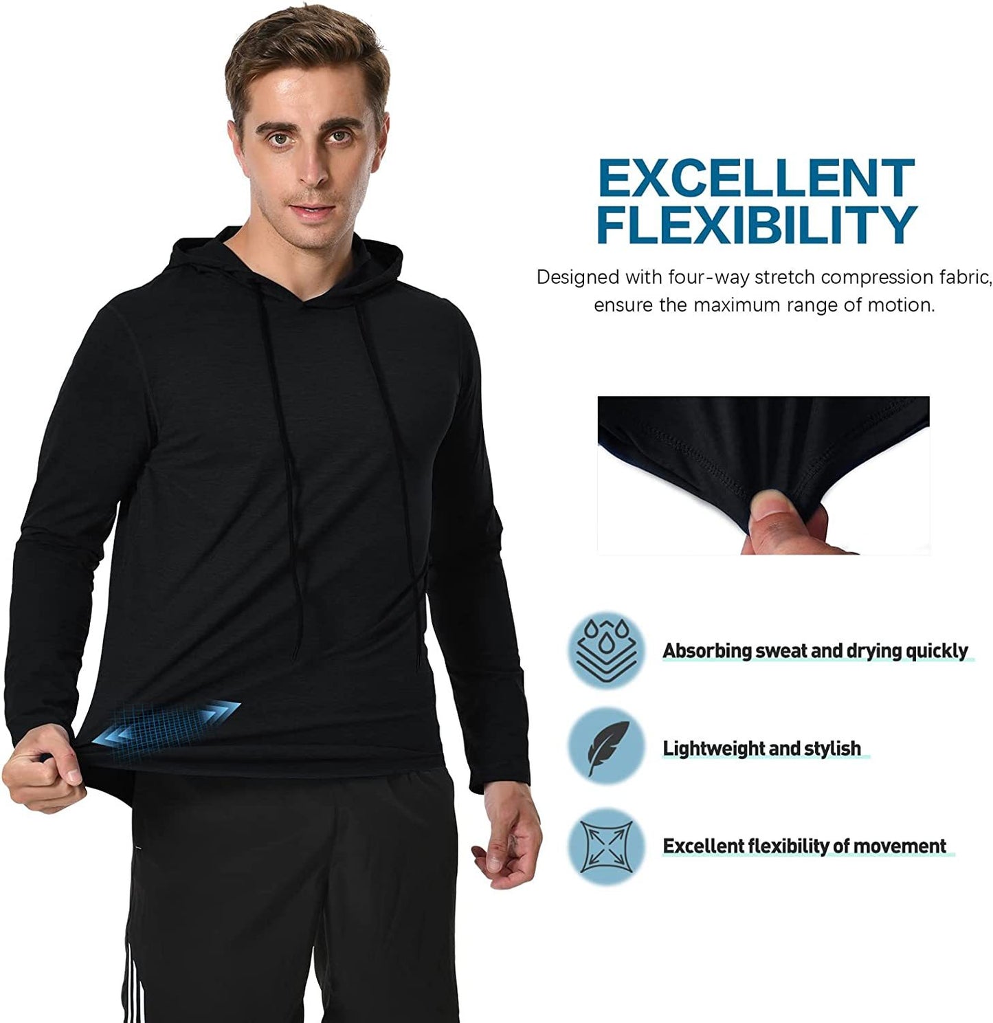 Workout Hoodie Lightweight Dry Fit Long Sleeve Nigeria