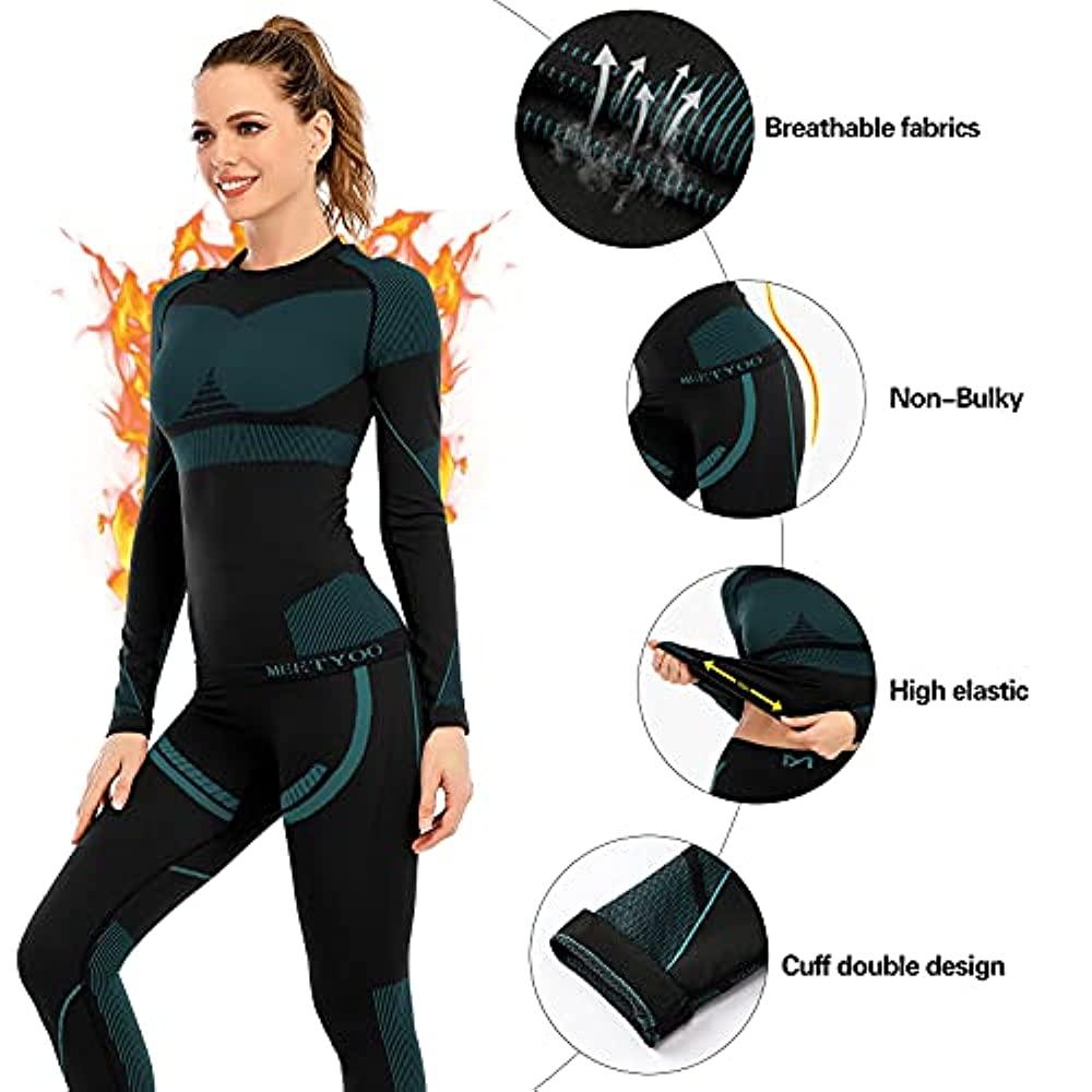 Good Girl Skiing Cheap Thermal Underwear Sets Thermal Fitness